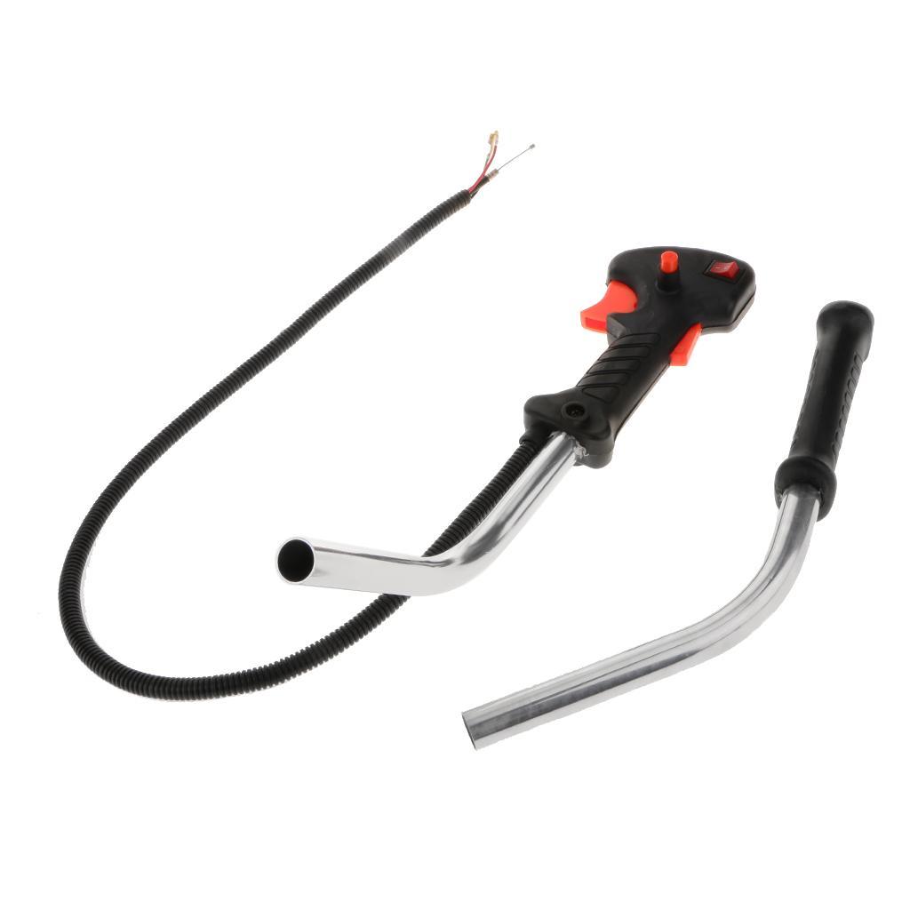 Universal Strimmer Brush Cutter Tube Handle Switch with Throttle Trigger Cable