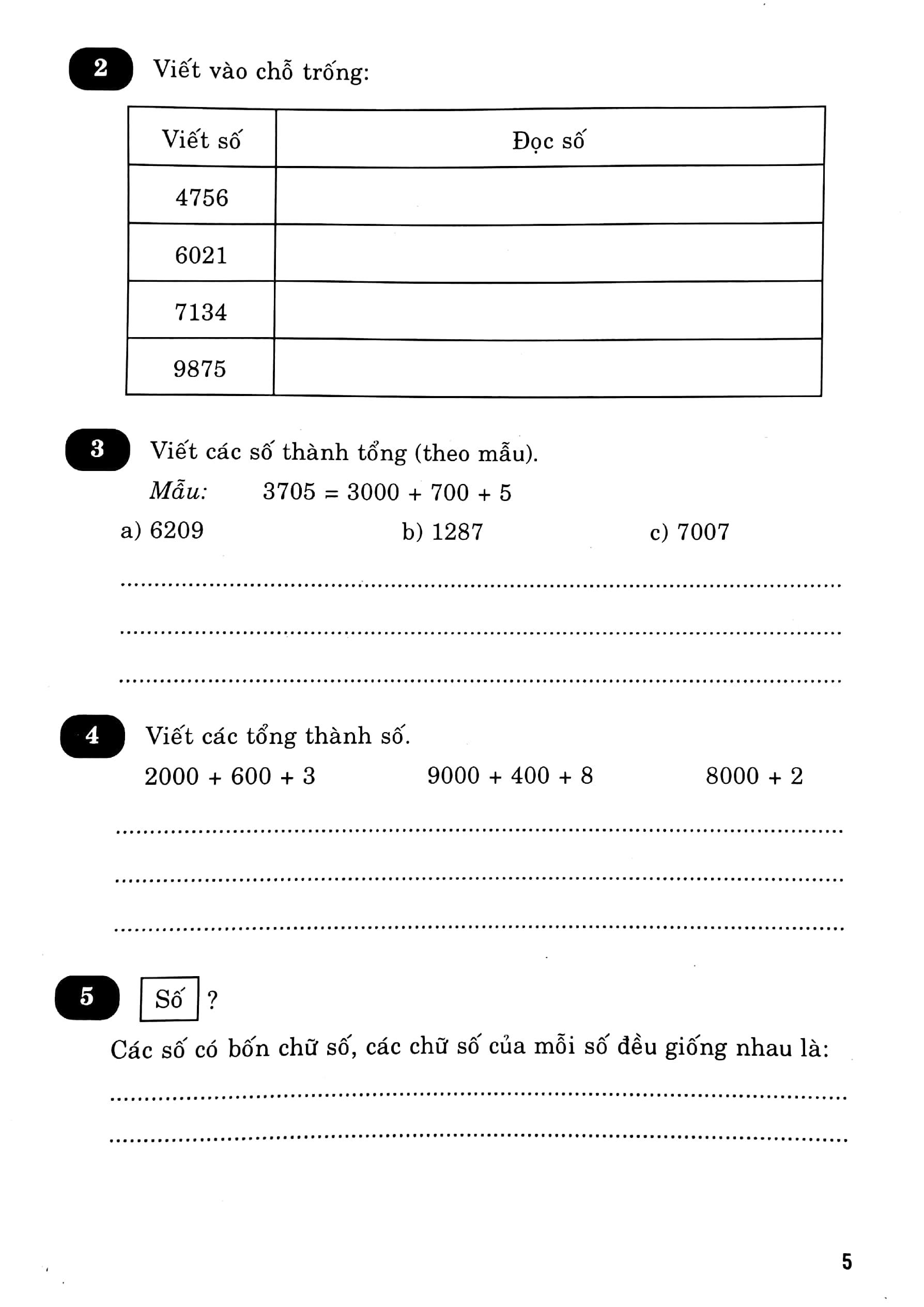 Vở Bài Tập Nâng Cao Toán 3 - Tập 2 (Bám Sát SGK Chân Trời Sáng Tạo)