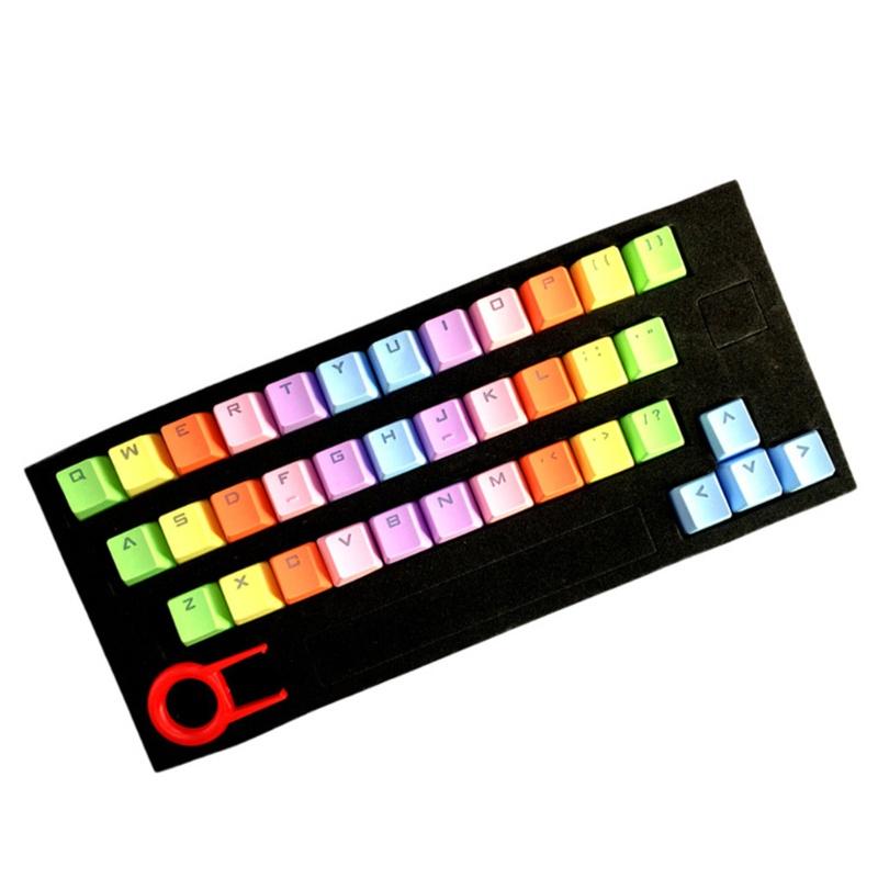 Bộ Phím Thay Thế Cho Bàn Phím Cơ Hsv Pbt 37 Phím Màu Cầu Vồng Gradient