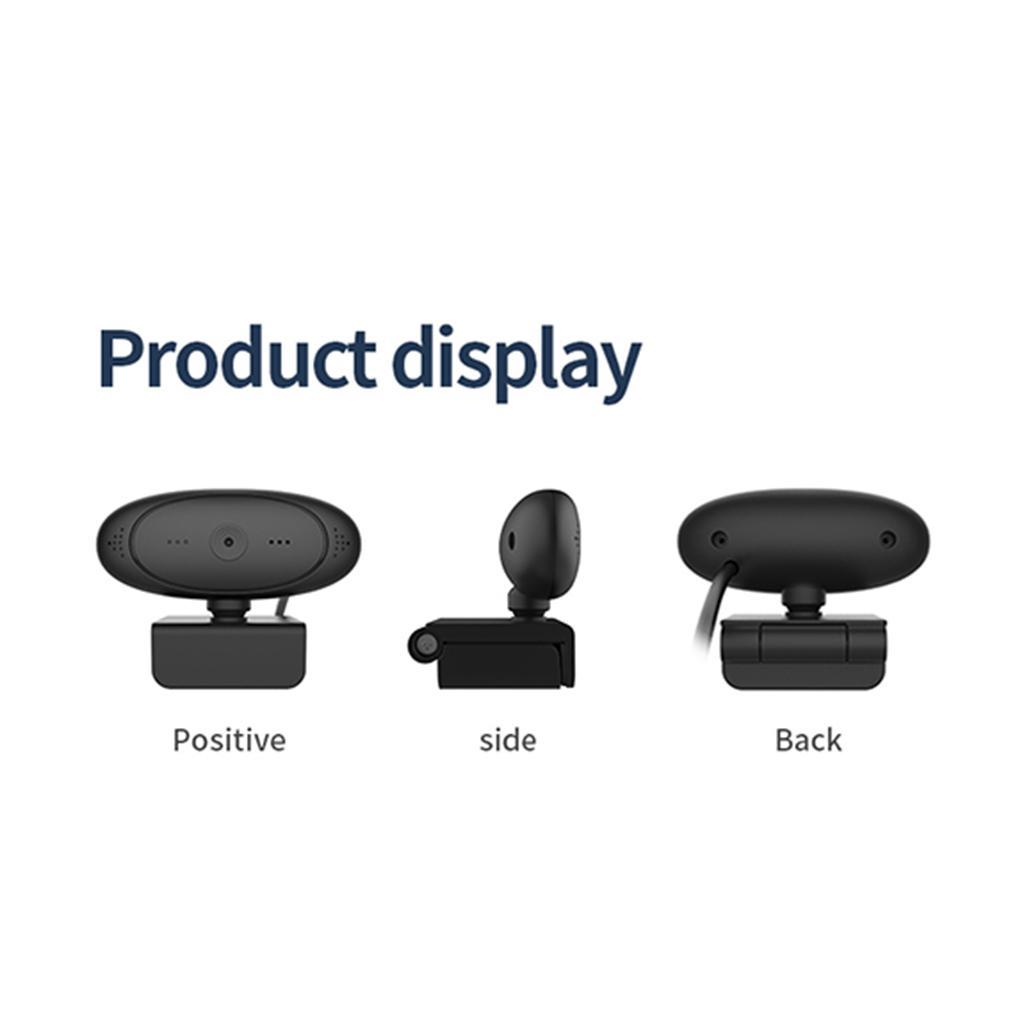 USB 2.0 Camera with Microphone for Computer PC Laptop Desktop