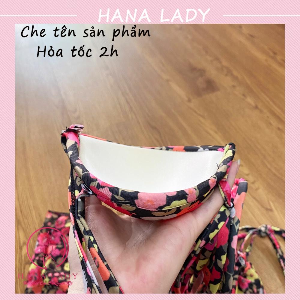 Bikini sexy - Đồ tắm đi biển dây quyến rũ nâng ngực hoa xinh BN139