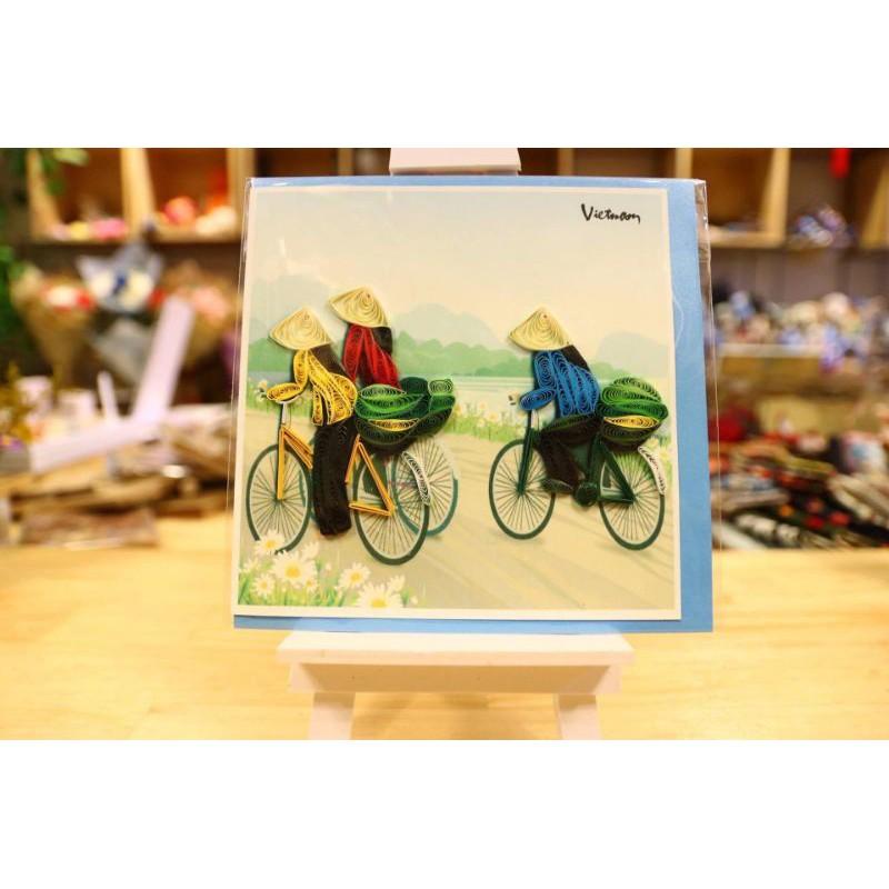 THIỆP QUILLING PHONG CẢNH VIỆT NAM