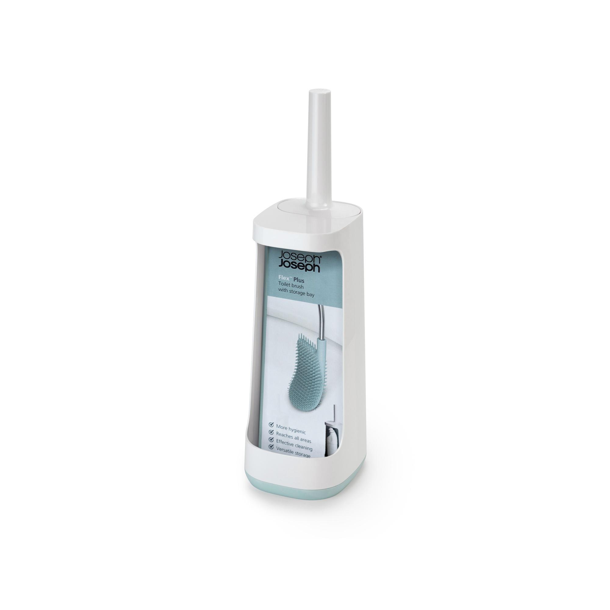 Hộp bàn chải cọ toilet silicon thông minh Joseph Joseph JJ705072, thiết kế đẹp mắt, vô cùng thông minh tinh tế, tháo dỡ để làm sạch dễ dàng, thông gió để làm khô nhanh