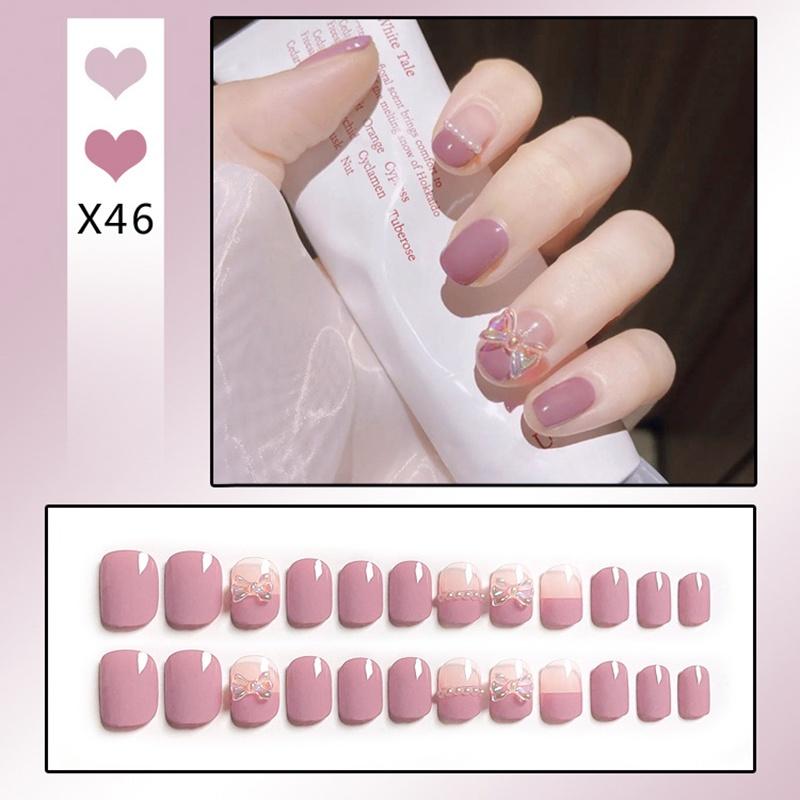 Miếng Dán Trang Trí Móng Tay Màu Gradient Thời Trang