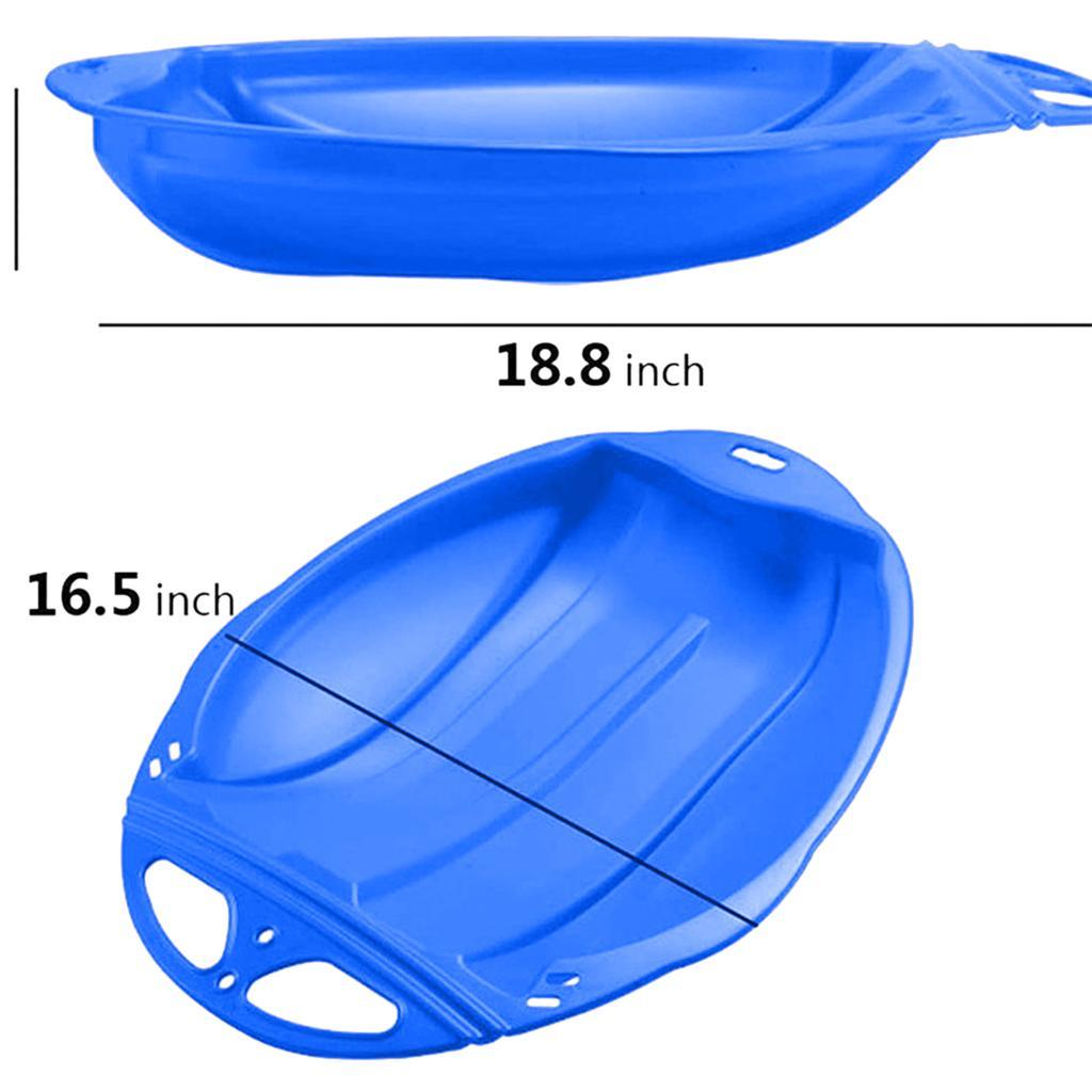 Snow Sled Sledge Skiing Toboggan Board Outdoor Luge Sports Game Kids