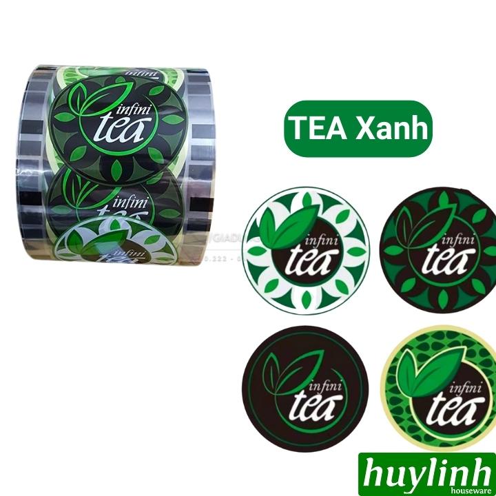 Cuộn màng dập ly cốc trà sữa cà phê nước ép 2400 ly [Mr Drink - Tea Đen - Tea Xanh)