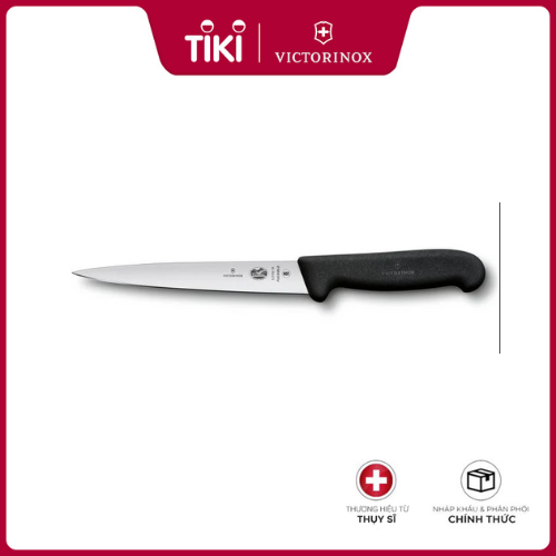Dụng cụ phi lê Victorinox 5.3703.18 cán đen, lưỡi dài 18cm