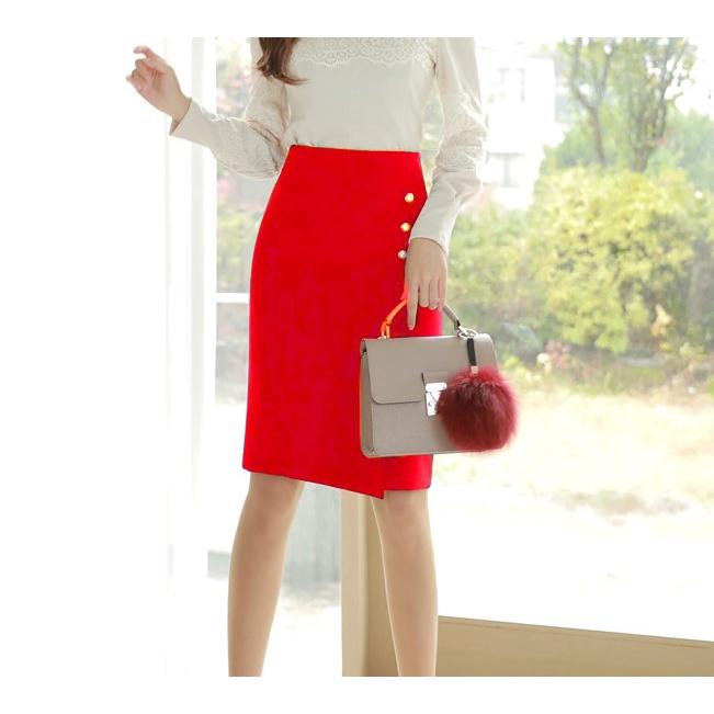 Chân Váy Nữ Công Sở New Design Thiết Kế Chuẩn Phom, Dáng Váy MiDi Xẻ Tà Trước, Phong Cách Hàn Quốc ,Vải Tốt Co GiãnCV0013