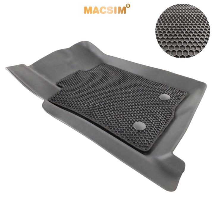 Thảm sd3 dạng lưới lục giác 2 lớp F.ord Ranger/ F.ord Raptor 2022-2026 màu đen bề mặt cao su siêu sạch nhãn hiệu Macsim (2 lớp tổ ong sd3 ct)