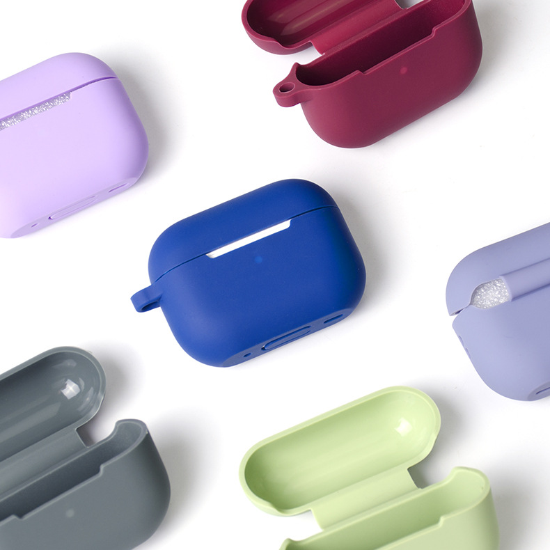 Bao Case Ốp Dành Cho Tai Nghe Airpods Pro 2 Kai Liquid Silicon Color Kèm Móc Treo_ Hàng Chính Hãng