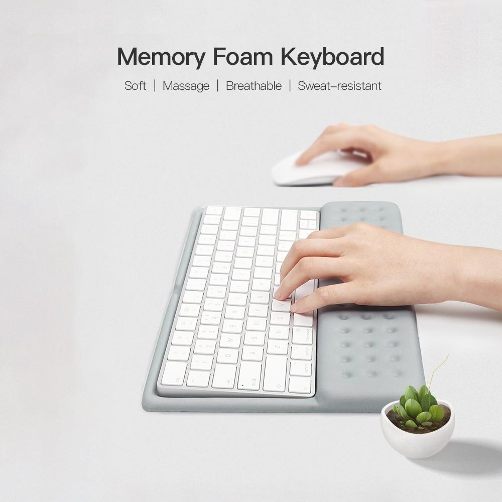 Bàn phím BUBM Tựa cổ tay cho máy tính xách tay Tấm đệm mút bộ nhớ không dây dùng cho văn phòng và gia đình