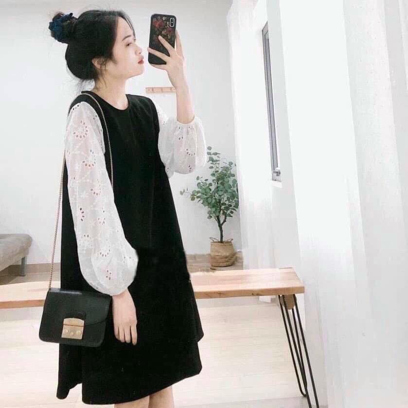 Váy bầu công sở thời trang đẹp suông A