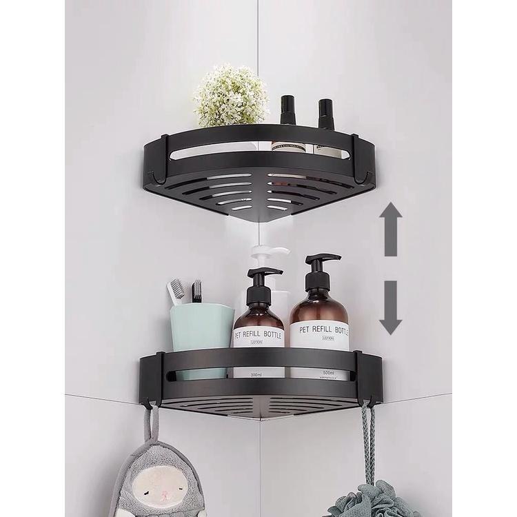 Combo 2 Kệ Góc Nhà Tắm Dán Tường, Phong Cách Bắc Âu Cực Kì Tiện Dụng