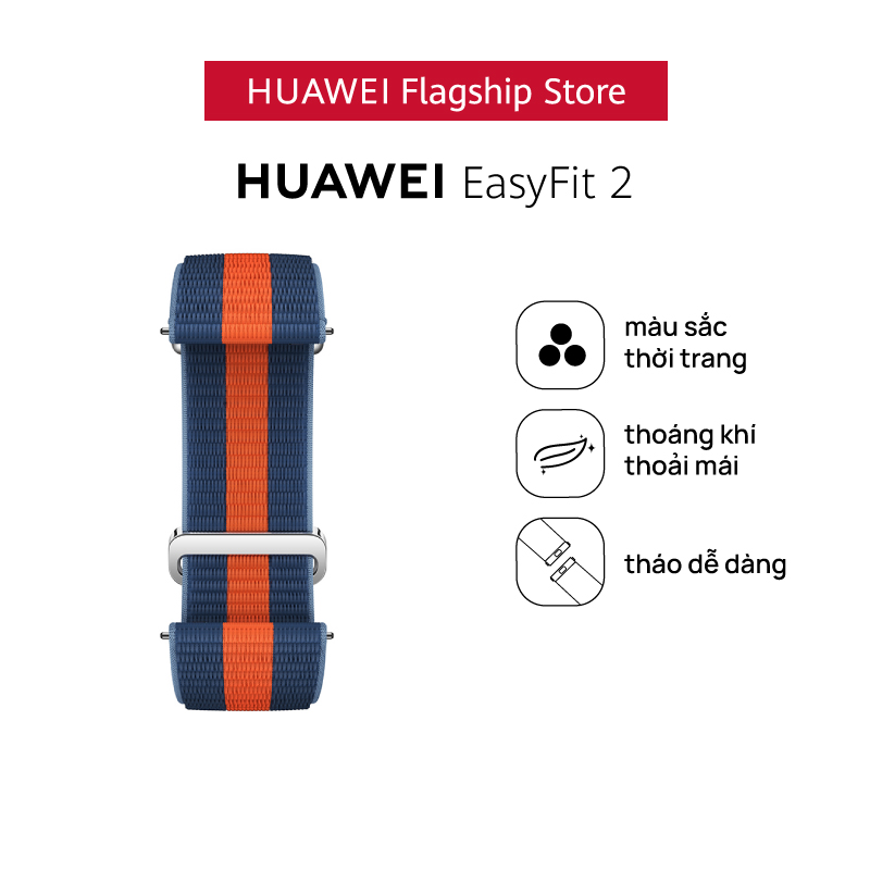 [GIFT] Huawei Dây Đeo HUAWEI EasyFit 2 (22mm) | Màu Sắc Thời Trang | Thoáng Khí Thoải Mái | Tháo Dễ Dàng | Hàng Chính Hãng