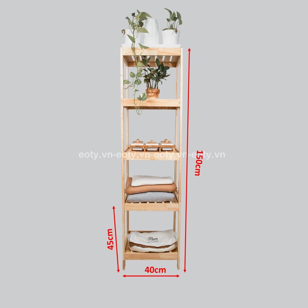 Kệ gỗ vuông/ kệ đựng đồ đa năng 5 tầng tự lắp ráp