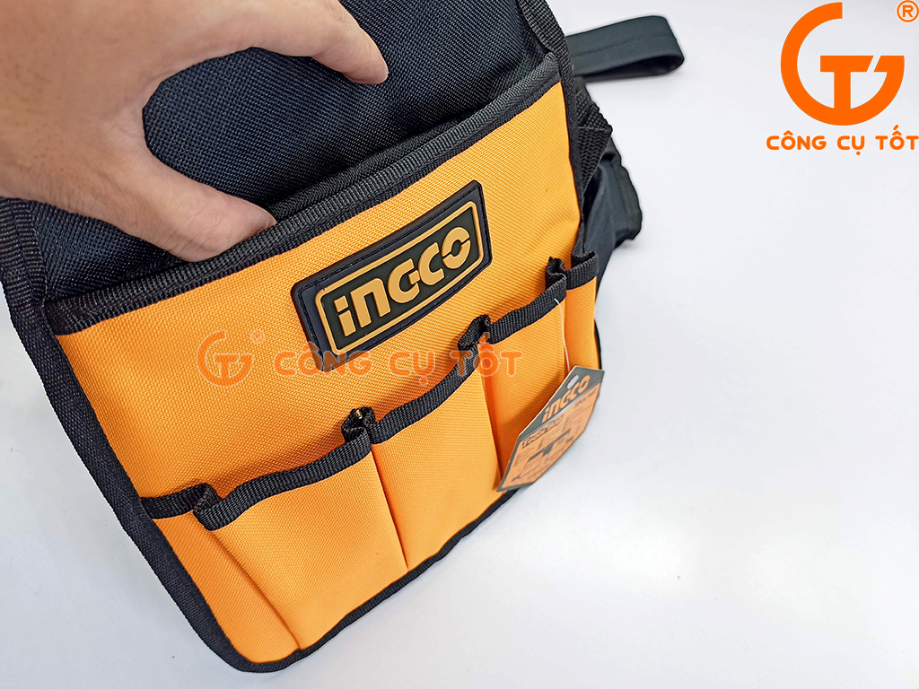 Túi đồ nghề đeo hông 2 ngăn lớn 14 ngăn nhỏ Ingco HTBP02031
