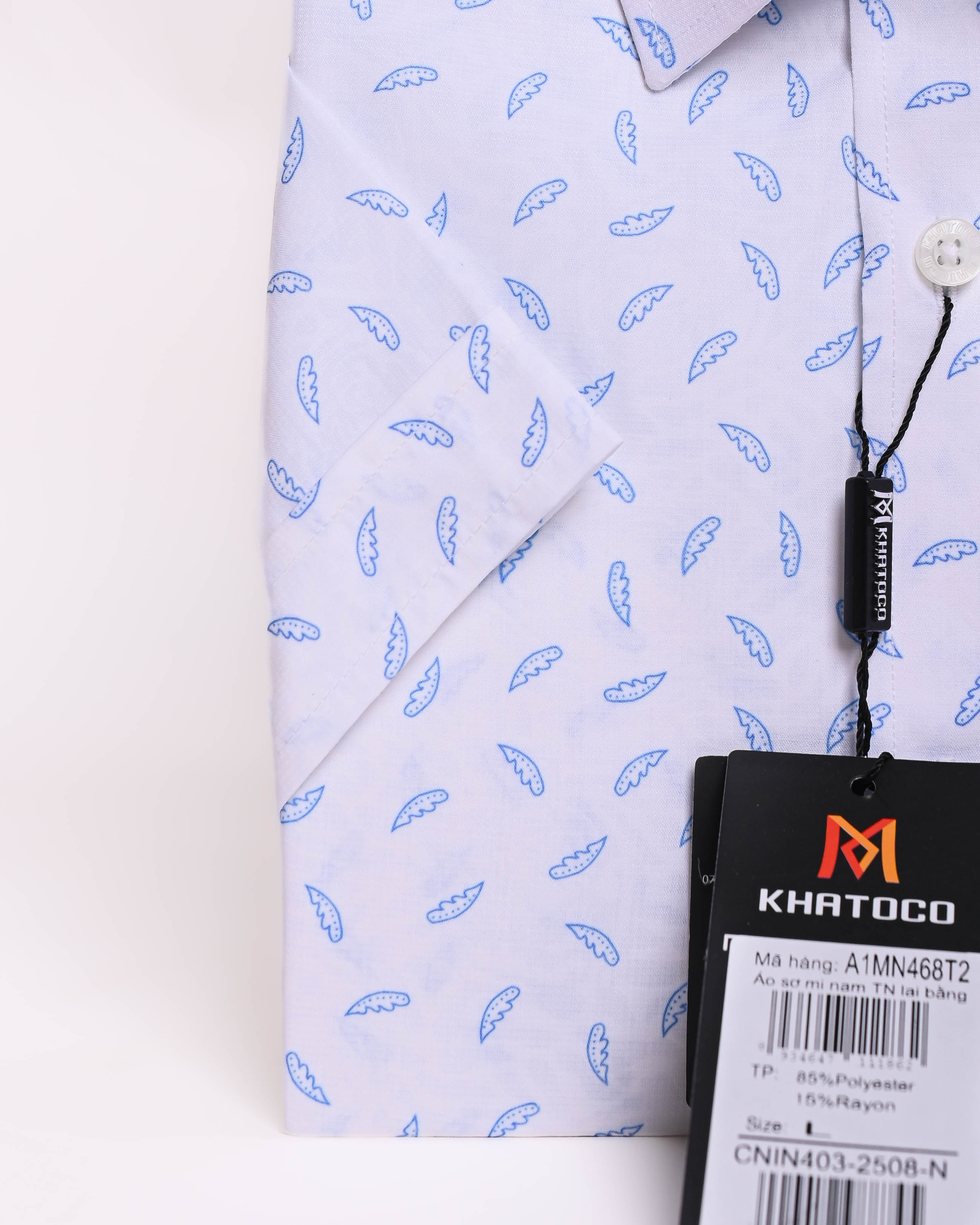 Áo sơ mi tay ngắn Khatoco