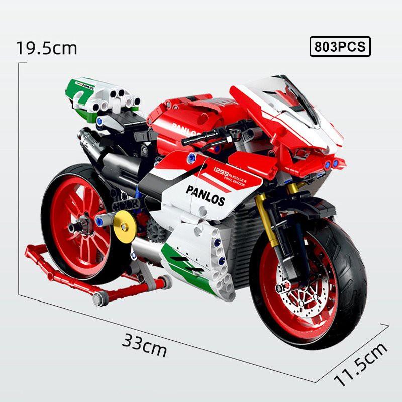 (Có Sẵn )đồ chơi Lắp ráp XE MOTO DUCATIS 1299 PANIGALER FINAL EDITION 672001