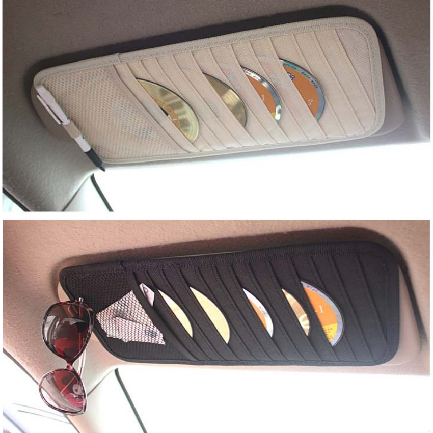 Bộ 3 Túi Kẹp Đĩa Cd Ô Tô 206055 Nhiều Màu