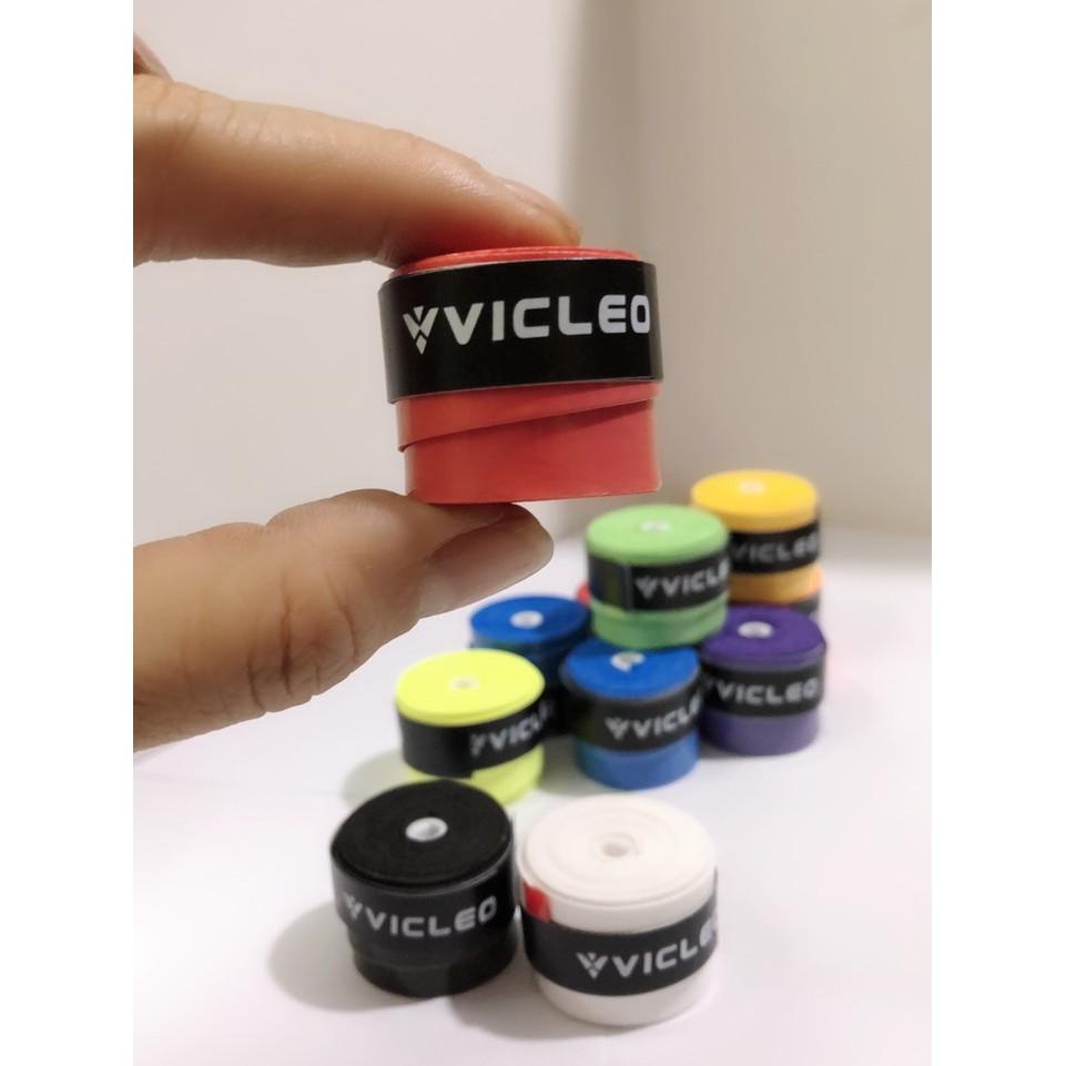 5 Chiếc Quấn Cán Vợt Cầu Lông VICLEO Êm Mềm Thấm Mồ Hôi Nylon Bọc Ngoài