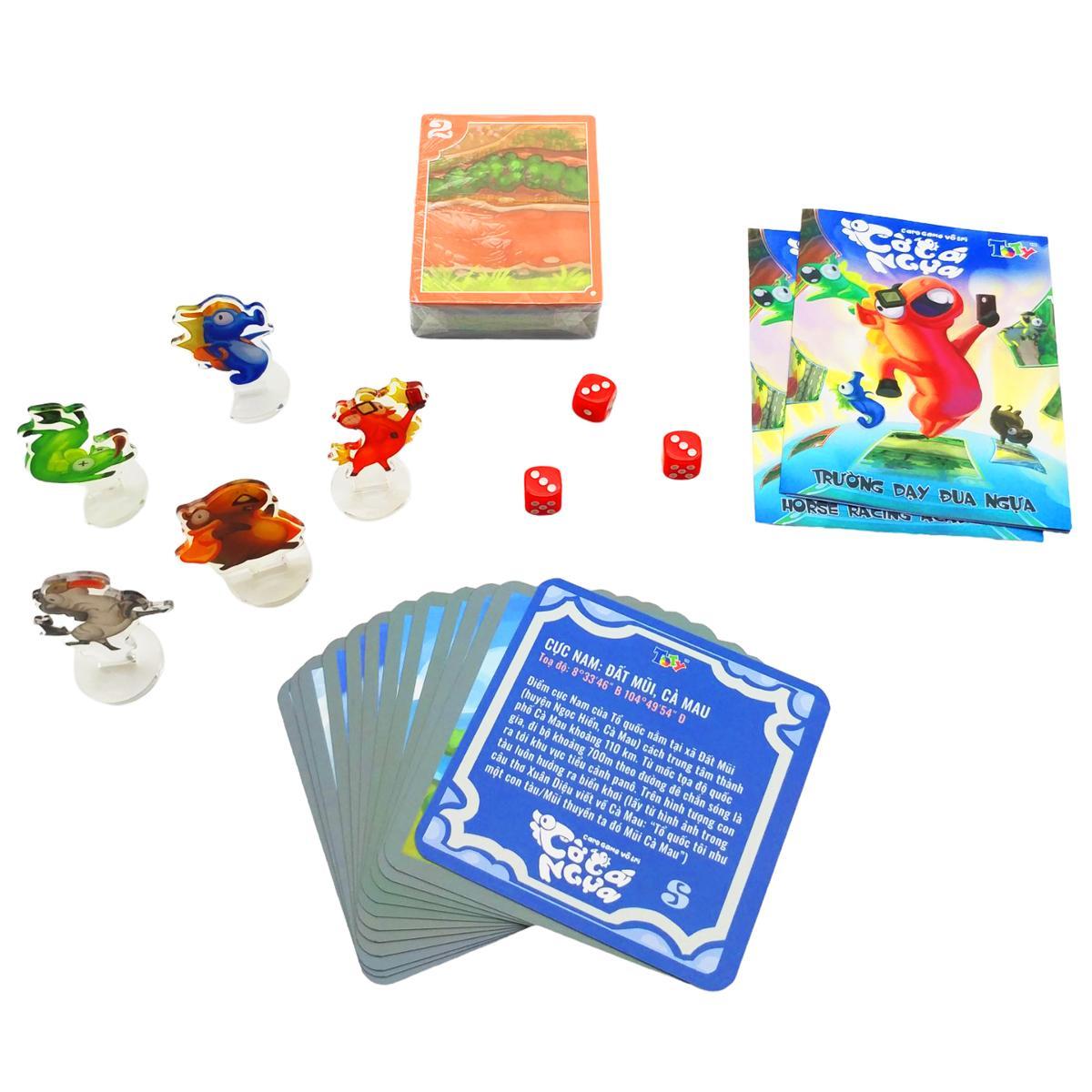 Board Game Cờ Cá Ngựa Phiên Bản Card Game Vô Tri - ToTy TB02