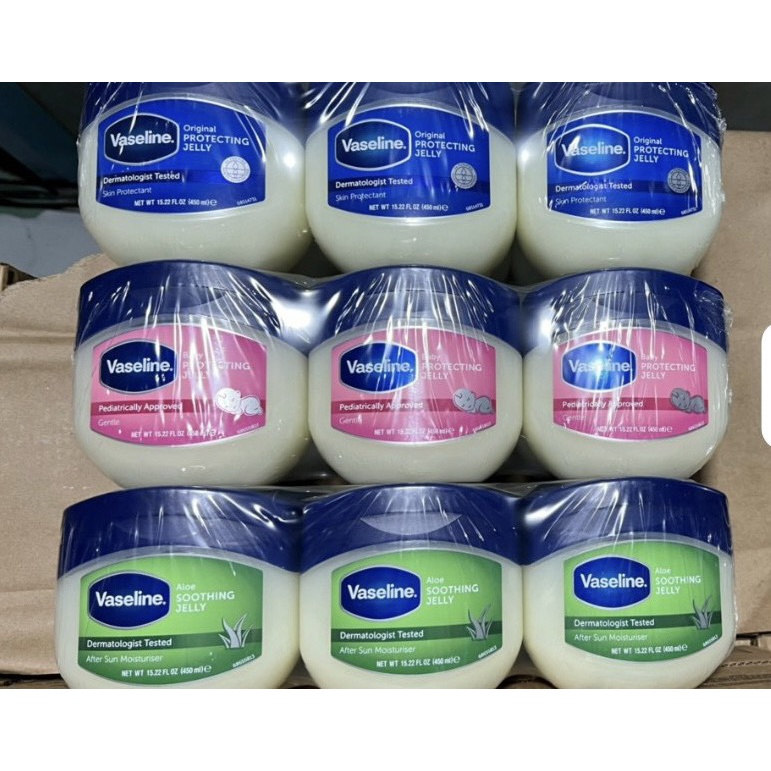 SÁP VASELINE Original Protecting Jelly MỸ - Xanh Dương-368ML HOẶC 450ML-GIAO NGẪU ML NGẪU NHIÊN( không có tem phụ- không xuất hóa đơn )