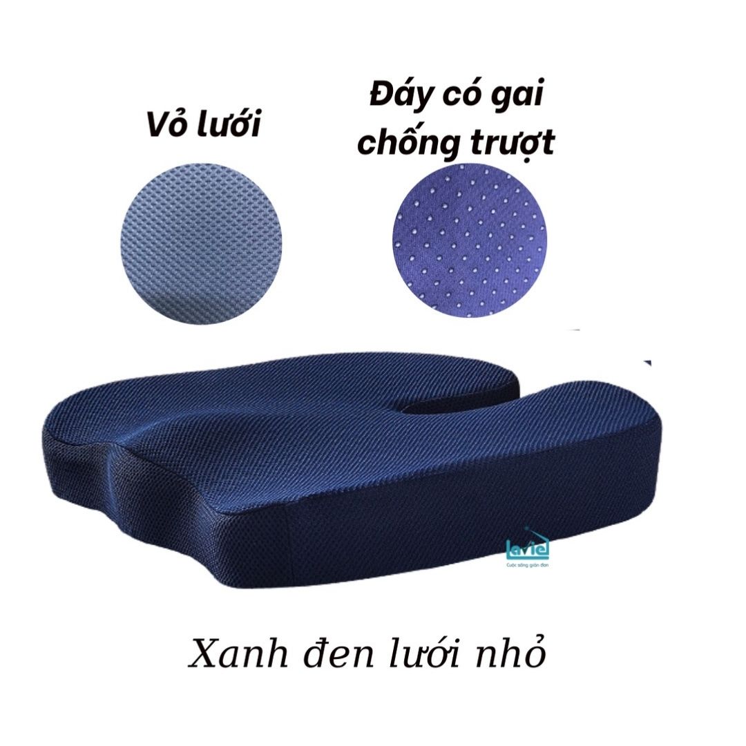 Gối ,đệm ngồi, đệm văn phòng, , đệm chống đau xương cụt, gối lót ngồi hình chữ U bằng cao su non giảm đau xương cụt, chống bệnh trĩ phù hợp cho cả nam và nữ