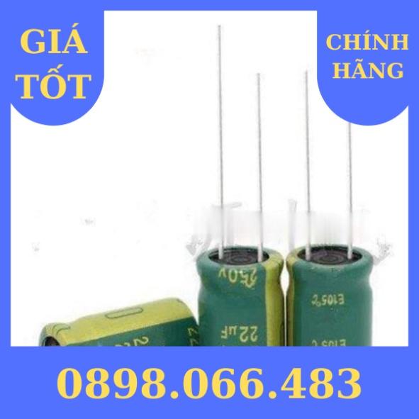 Tụ Điện Điện Phân 250V 22Uf 22Uf 250V Thể Tích 10X17 Bản Gốc Mới Chất Lượng Tốt Nhất hàng nhập