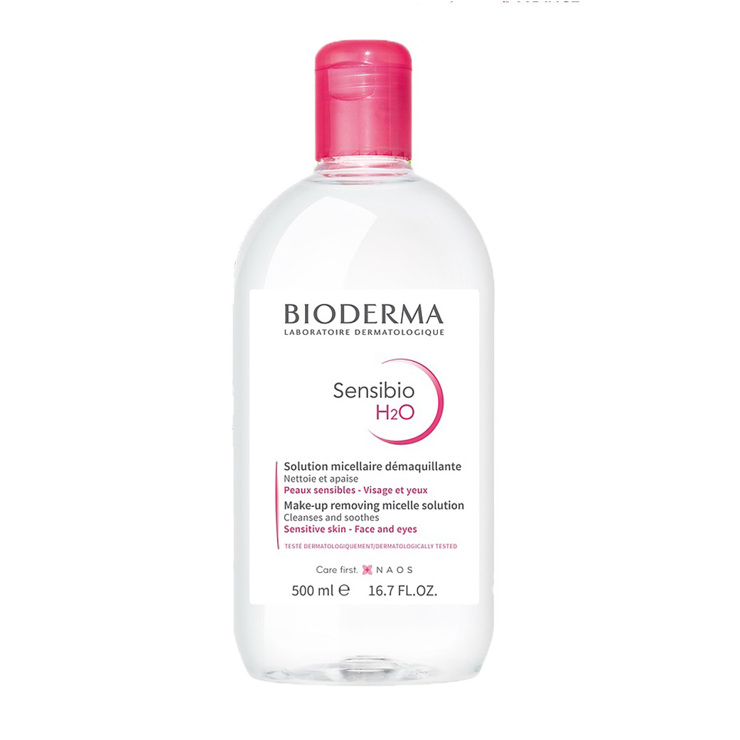 Nước tẩy trang dành cho da nhạy cảm BIODERMA Sensibio H2O 500ml