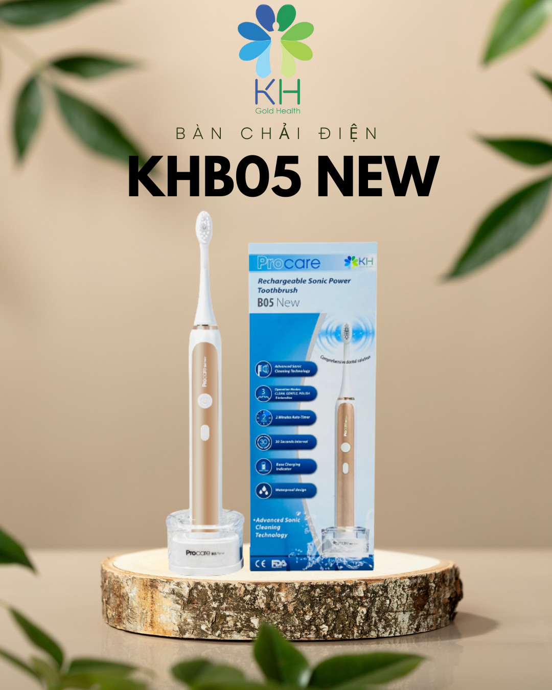 Bàn chải máy cao cấp KHB05 New