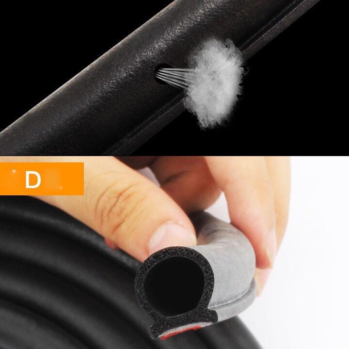 Combo 10 mét Ron D tặng 1 lọ keo 3M , gioăng cao su chữ D chống ồn, bảo vệ cửa xe hơi