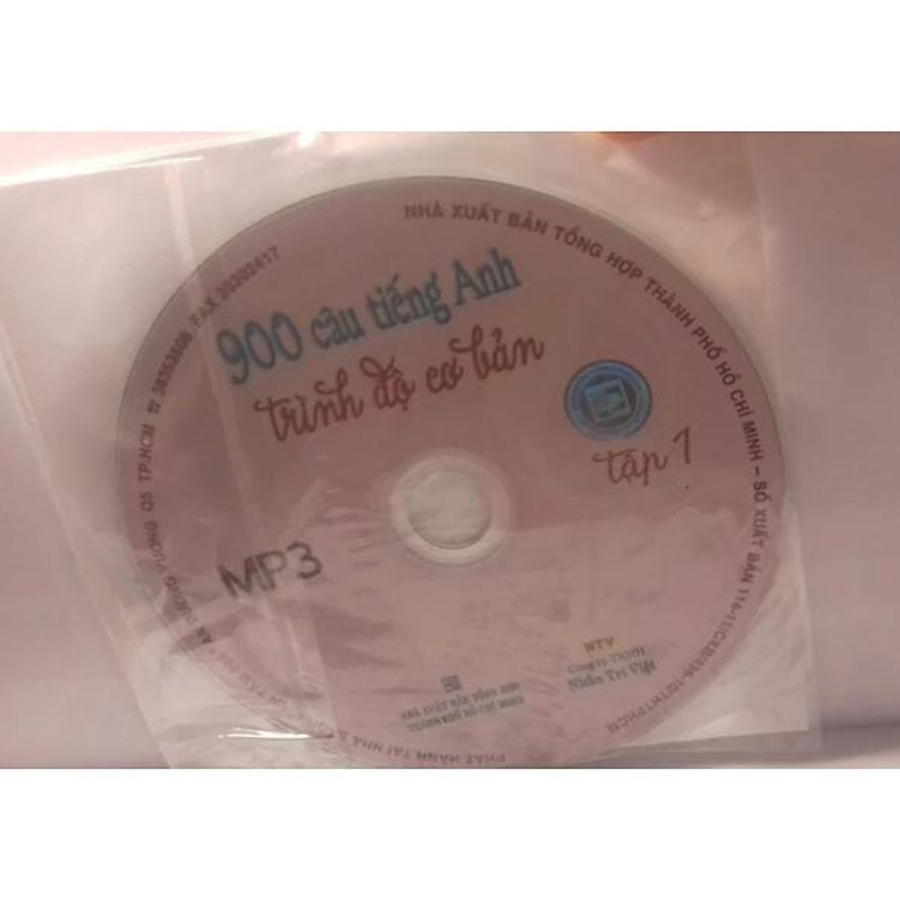 900 Câu Tiếng Anh Trình Độ Cơ Bản (Tập 1) - Kèm CD Hoặc File MP3
