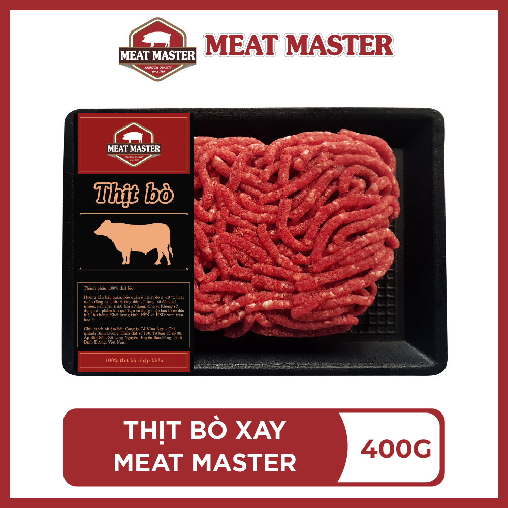 Thịt bò xay Meat Master ( 400 G ) - Giao nhanh