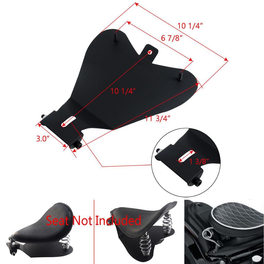 Metal Seat Baseplate Black Bracket for Universal Motorcycles