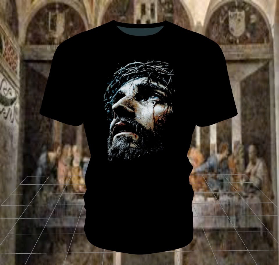ÁO THUN JESUS ĐEN NAM NỮ SK-ALI