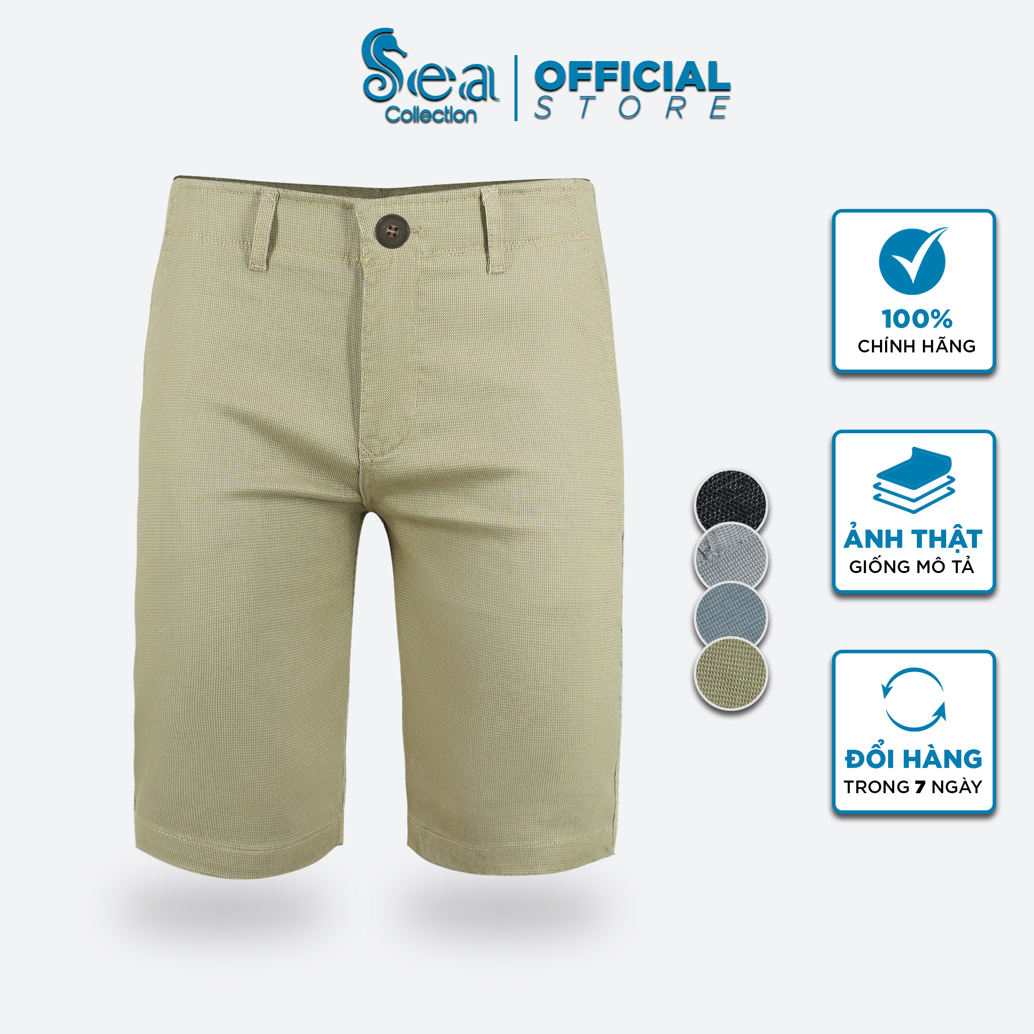 Quần Short Bố Gấm Nam Sea Collection 5363