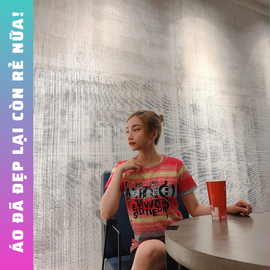 Áo thun nữ freesize chất liệu thun cotton 100% ÁO ĐẸP - GIÁ RẺ - HÌNH CHỤP THẬT . CÓ THỂ LÀM ÁO CẶP BẠN THÂN NỮ