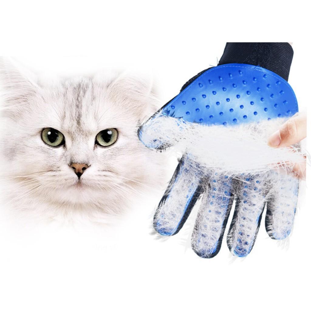 Găng tay tắm chó mèo (2 loại) Găng tay nhựa tắm thú cưng và găng tay nhặt lông chó mèo và lấy lông rụng