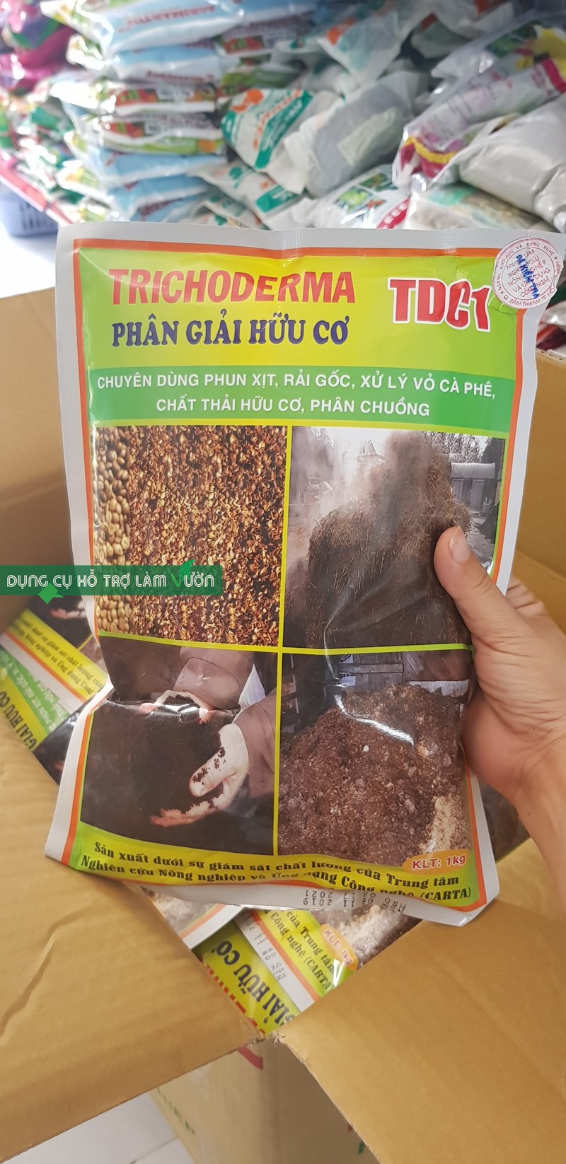 Chế phẩm vi sinh nấm đối kháng Trichoderma gói 1kg