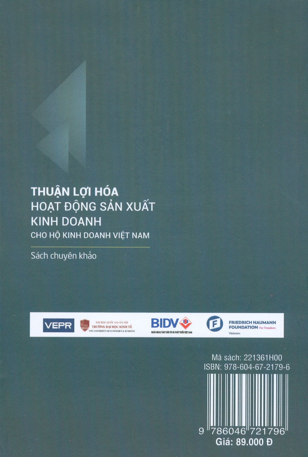 Thuận Lợi Hóa Hoạt Động Sản Xuất Kinh Doanh Cho Hộ Kinh Doanh Việt Nam (Sách tham khảo)