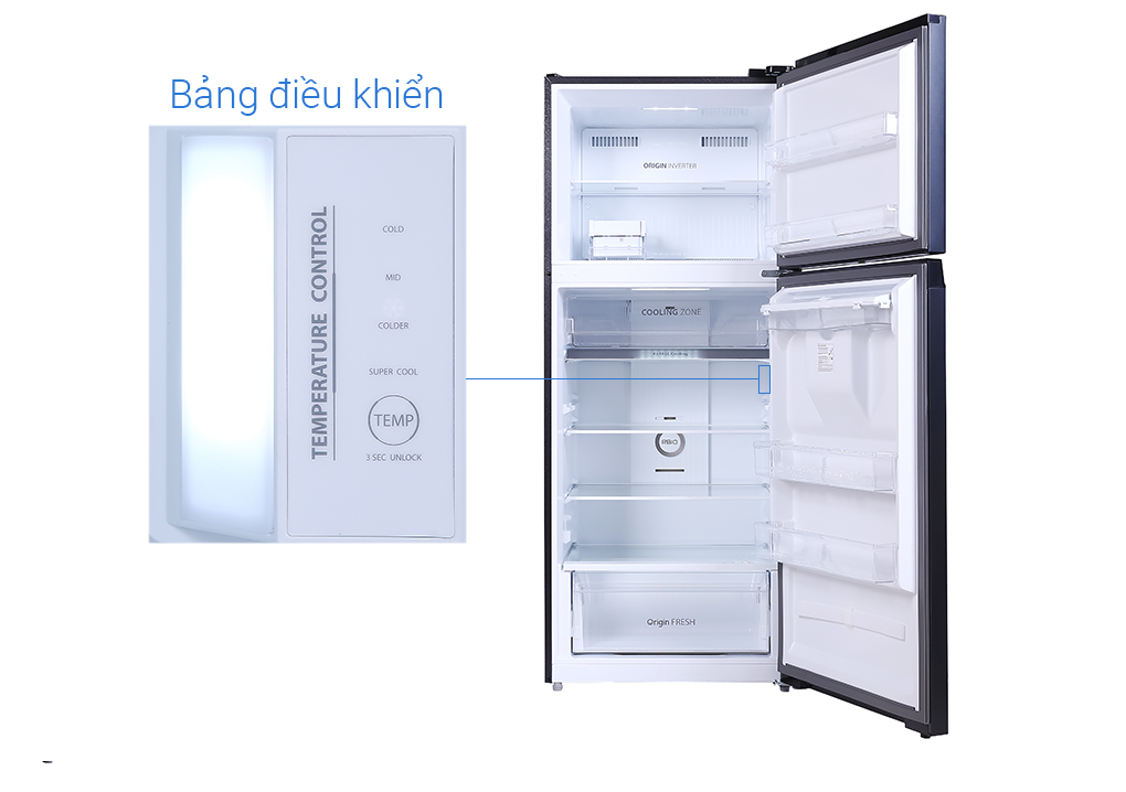 Tủ lạnh Toshiba 407 lít RT535WE-MG - hàng chính hãng - chỉ giao hcm
