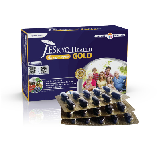 TPBVSK VIÊN ĂN NGỦ NGON JESKYOHEALTH GOLD 60 VIÊN.