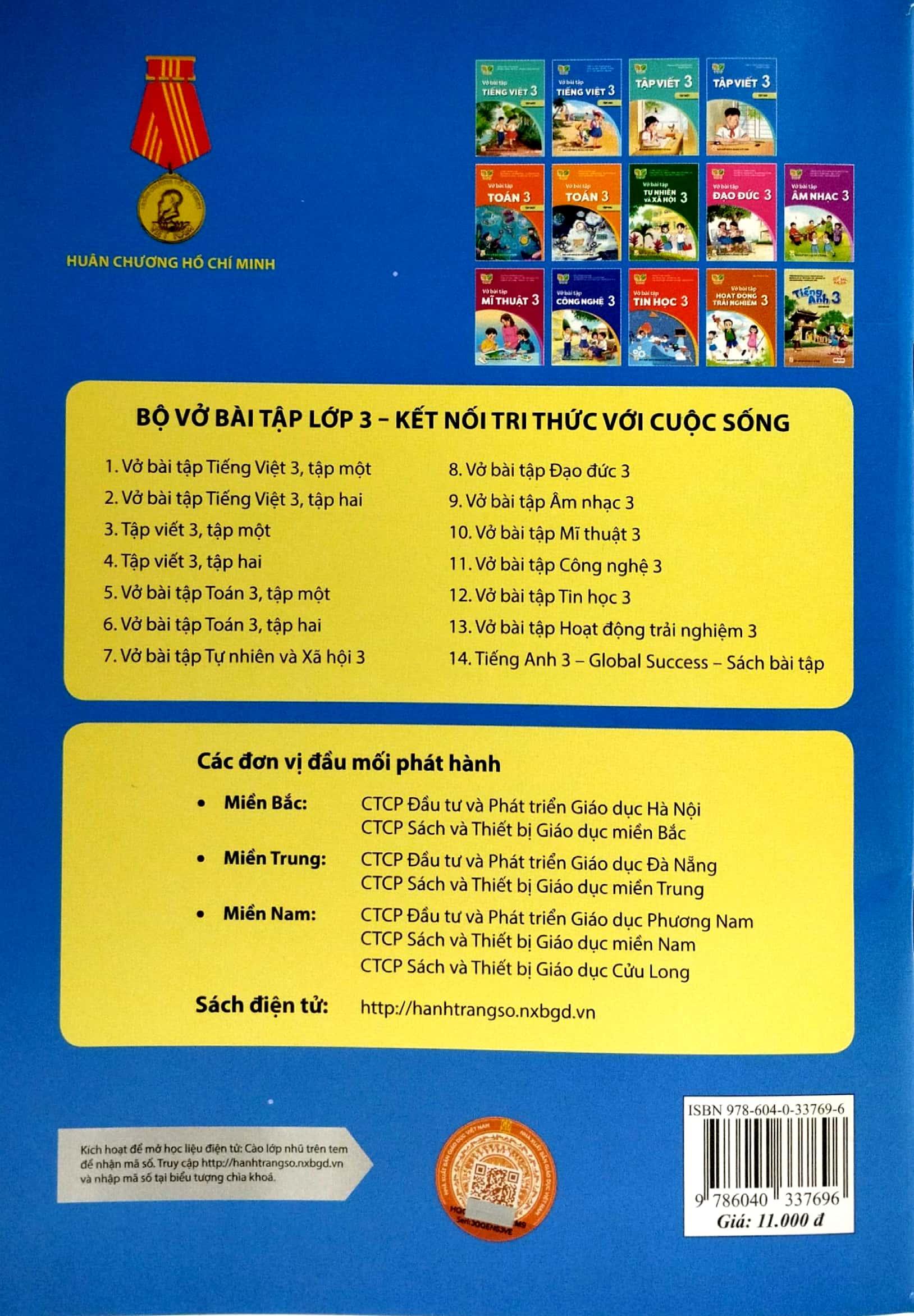 Vở Bài Tập Tiếng Việt Lớp 3 - Tập 2