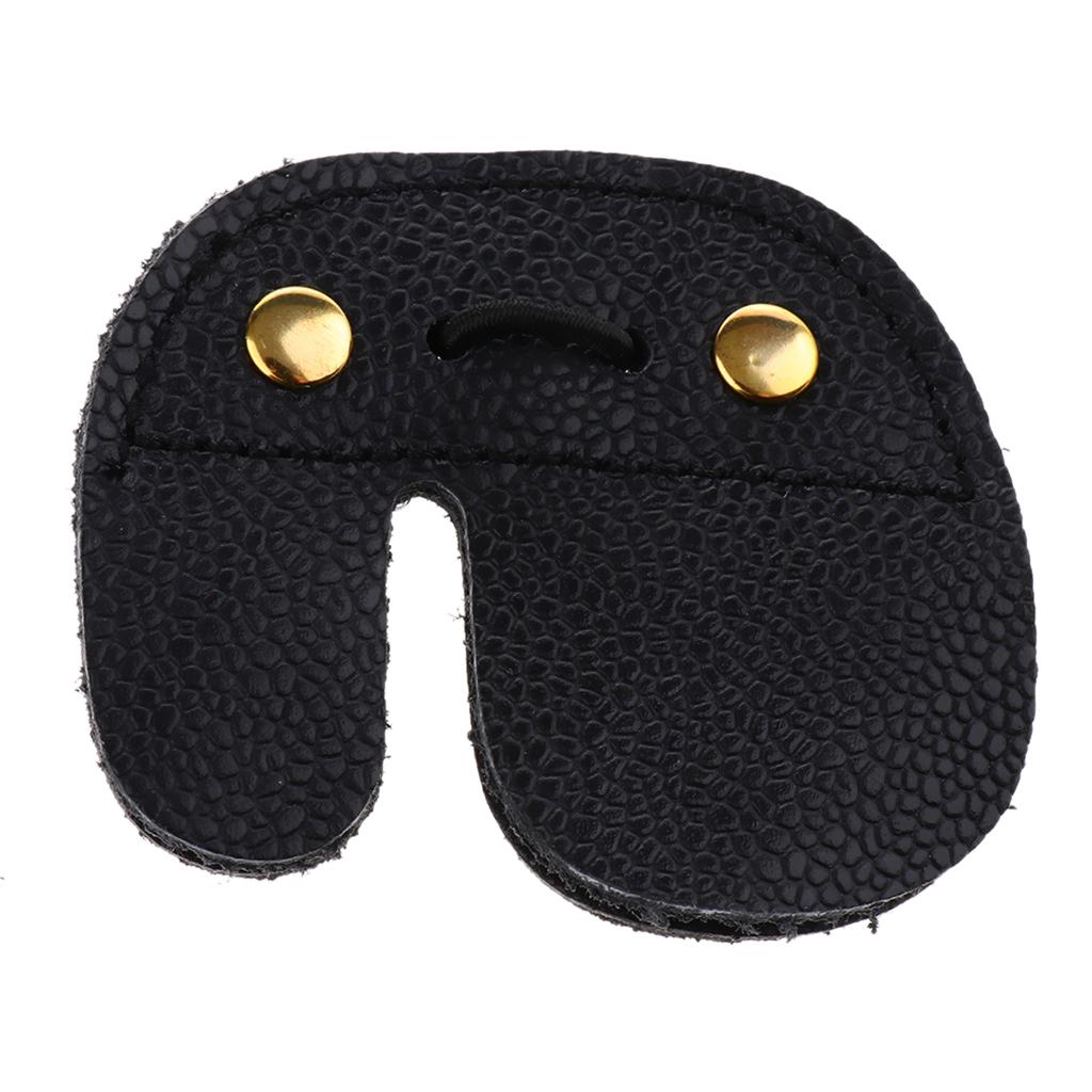 Double Archery Shooting Finger Tabs Finger Saver Protect Guard Gear