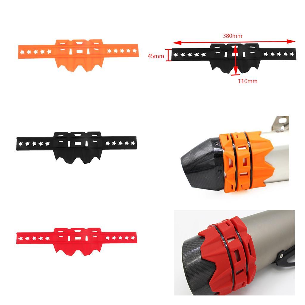 Red Exhaust   Protector Guard Heat  Cover for