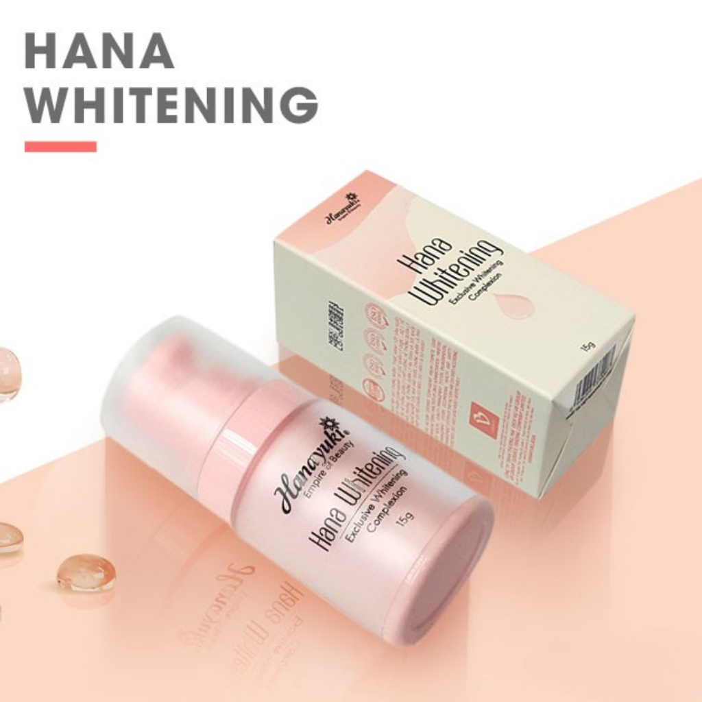 Serum Dưỡng Da Căng Bóng Hana Whitening Hanayuki Chính Hãng Serum Dưỡng Ẩm Mờ Thâm Ngừa Lão Hóa 15g &amp; 30g