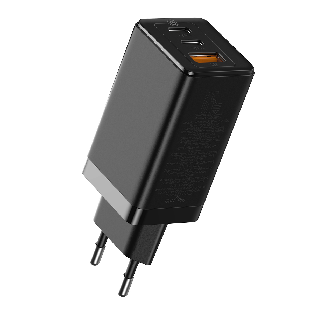 Bộ sạc nhanh đa năng Baseus GaN2 PRO Travel Quick Charger 65W - Hàng chính hãng