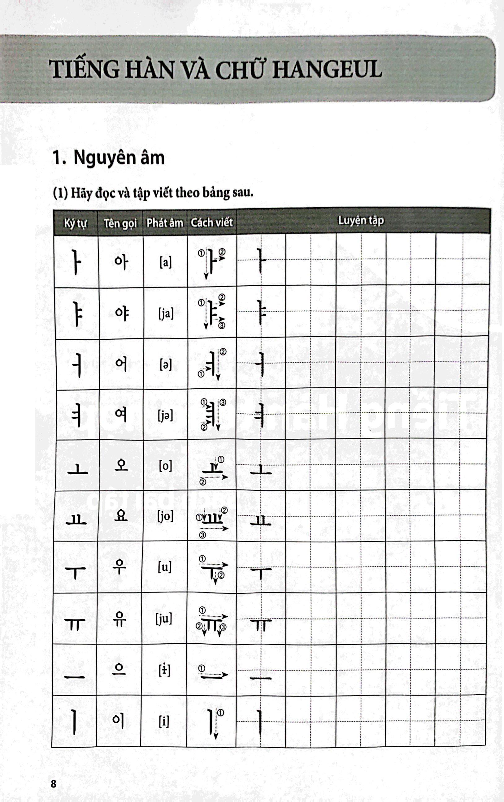 Tiếng Hàn Tổng Hợp Dành Cho Người Việt Nam - Sơ Cấp 1 - Sách Bài Tập (Tái Bản 2023)