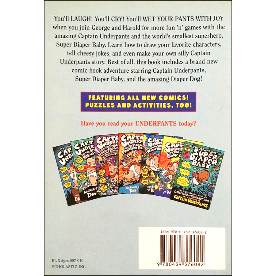 The All New Captain Underpants Extra-Crunchy Book o' Fun 2 (Comics, Laffs, Puzzles, Stickers, Flip-O-Ramas, Jokes, 'n' Other Cool Stuff)