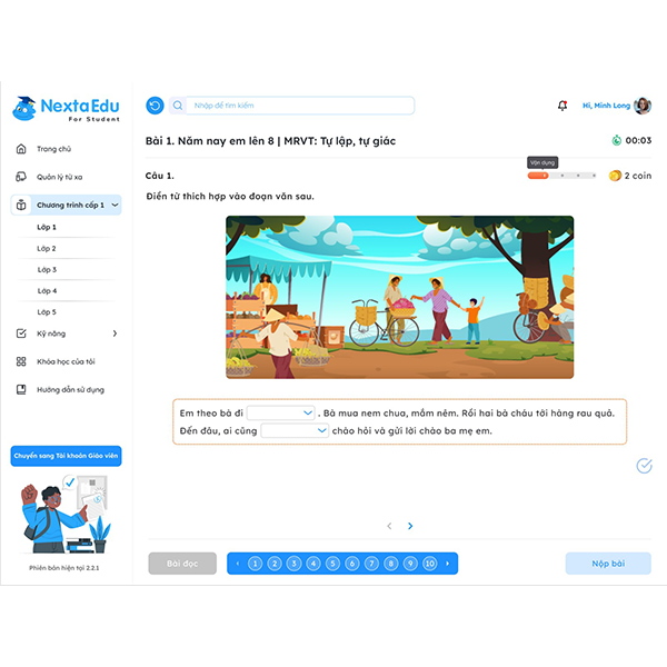Ứng dụng phần mềm Nexta Edu trên nền tảng Windows dành cho học sinh và giáo viên